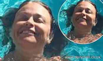 nadia nude|Nadia Sawalha swims naked as she goes for a skinny dip to ...